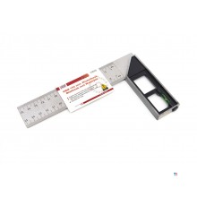 HBM 152 mm. Winkelhaak, Schrijfhaak, Blokhaak met Waterpas 