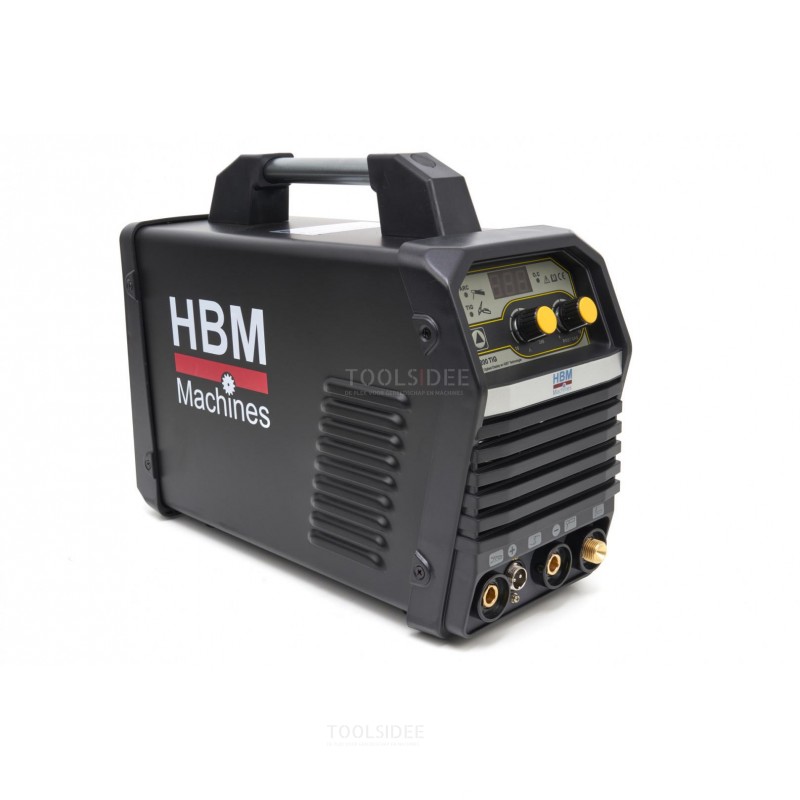 HBM 200 TIG-invertteri digitaalisella näytöllä ja IGBT-tekniikalla