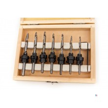 HBM 8-delers treborsett, forsenket borsett modell 2 HBM 8-delers treborsett, forsenket borsett modell 2