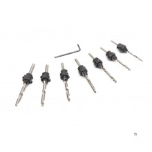 HBM 8-delers treborsett, forsenket borsett modell 2 HBM 8-delers treborsett, forsenket borsett modell 2