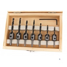 HBM 8-delt treborsett, Forsenkeborsett modell 1