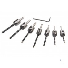 HBM 8-delt treborsett, Forsenkeborsett modell 1