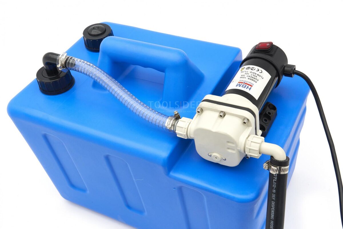 HBM bærbar elektrisk Adblue-pumpe med 50 liters tank