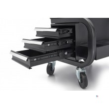 HBM Professional Mobil verkstedstol, krakk med 3 skuffer HBM Professional Mobil verkstedstol, krakk med 3 skuffer