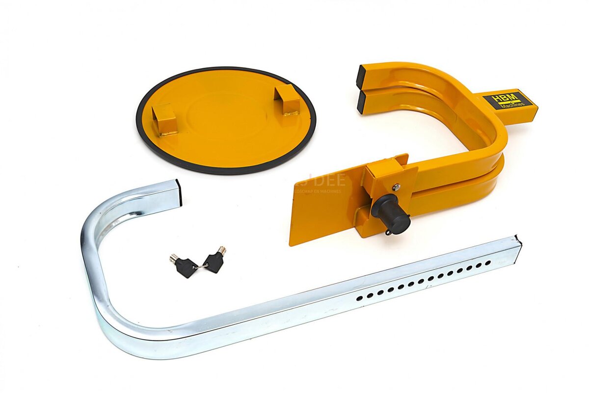 HBM Universal Adjustable Wheel Clamp With Lock