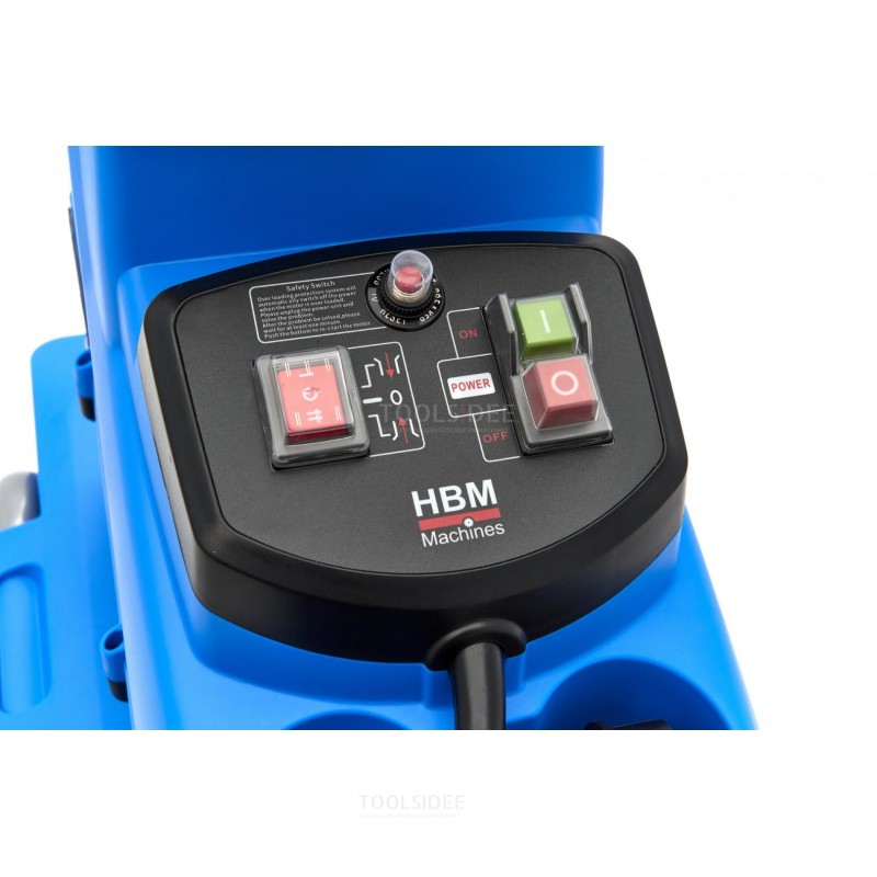 HBM Whisper Quiet elektrisk makuleringsmaskin 2800W - hagekvern / fliskutter for 45 mm grener