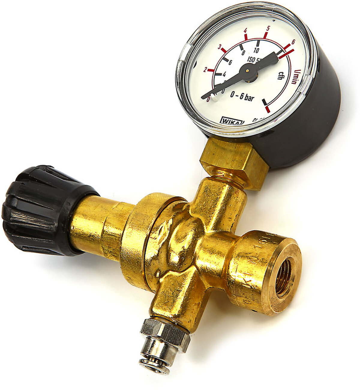 HBM Druckminderer mit Manometer für MIG-MAG Einwegflasche HBM Druckminderer mit Manometer für MIG-MAG Einwegflasche