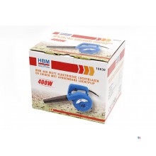 HBM 400 Watt elektrisk luftfläkt och kolv med avtagbar luftstrupe