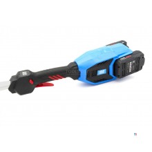 HBM 4 i 1 buskrydder / græstrimmer / hækkeklipper / motorsav / træsav på batteri 2.0AH - 40 Volt