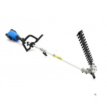 HBM 4 i 1 buskrydder / græstrimmer / hækkeklipper / motorsav / træsav på batteri 2.0AH - 40 Volt