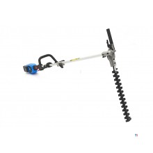 HBM 4 i 1 buskrydder / græstrimmer / hækkeklipper / motorsav / træsav på batteri 2.0AH - 40 Volt