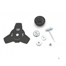 HBM 4 i 1 buskrydder / græstrimmer / hækkeklipper / motorsav / træsav på batteri 2.0AH - 40 Volt