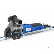 HBM 85 mm Professionell 500 Watt Dyksåg, Linjalsåg med 2 x 700 mm. Linjal och 3 sågblad