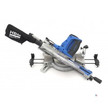 Sega radiale HBM 254 x 70 mm, sega a croce, sega a traino con laser