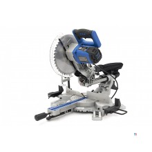 Sega radiale HBM 254 x 70 mm, sega a croce, sega a traino con laser