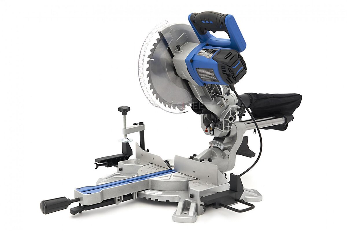 Sega radiale HBM 254 x 70 mm, sega a croce, sega a traino con laser