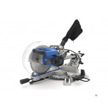 Sega radiale HBM 254 x 70 mm, sega a croce, sega a traino con laser