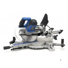 Sega radiale HBM 254 x 70 mm, sega a croce, sega a traino con laser