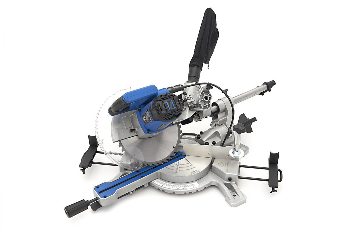 Sega radiale HBM 254 x 70 mm, sega a croce, sega a traino con laser