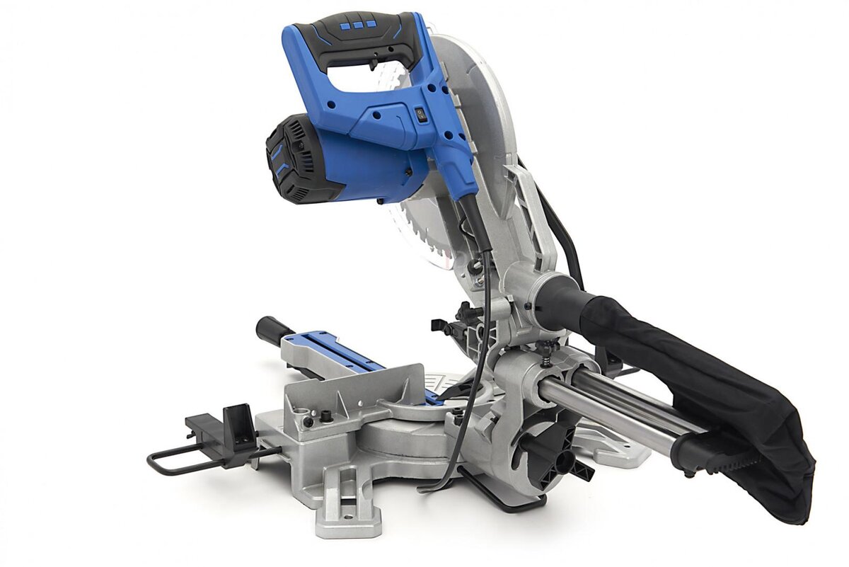 Sega radiale HBM 254 x 70 mm, sega a croce, sega a traino con laser