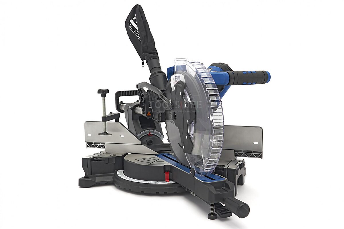 Sega radiale HBM 305 x 108 mm, sega a croce, sega a traino con laser