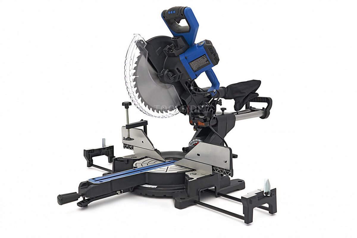 Sega radiale HBM 305 x 108 mm, sega a croce, sega a traino con laser