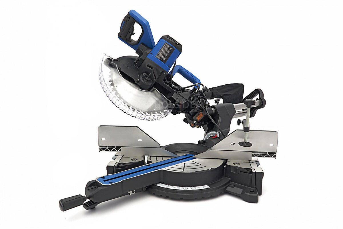 Sega radiale HBM 305 x 108 mm, sega a croce, sega a traino con laser