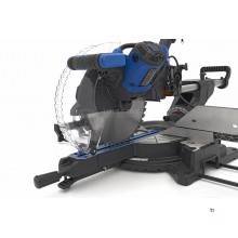 Sega radiale HBM 305 x 108 mm, sega a croce, sega a traino con laser