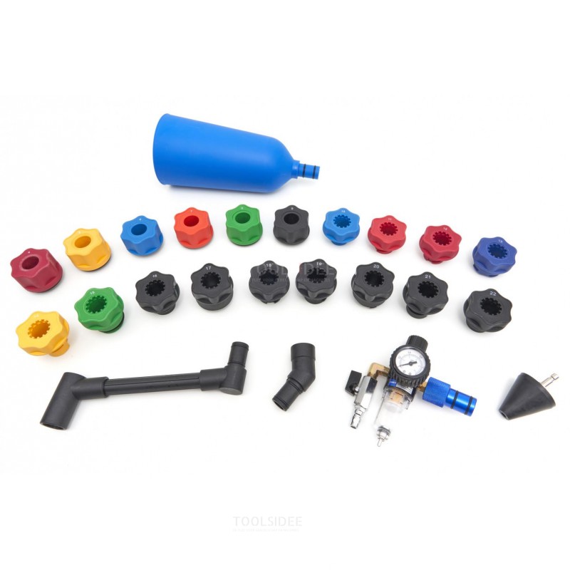 HBM 24 Piece Oil Funnel Set With 20 Adapters