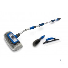HBM 3-Piece Car Cleaning Set / Brush Set with Telescopic Handle