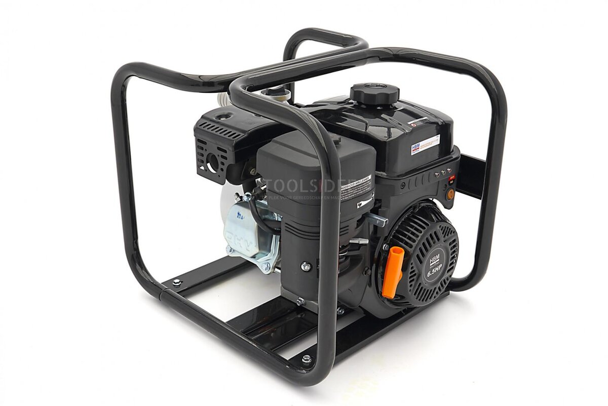 HBM Waterpomp 196cc. 6.5 PK met Benzine Motor 