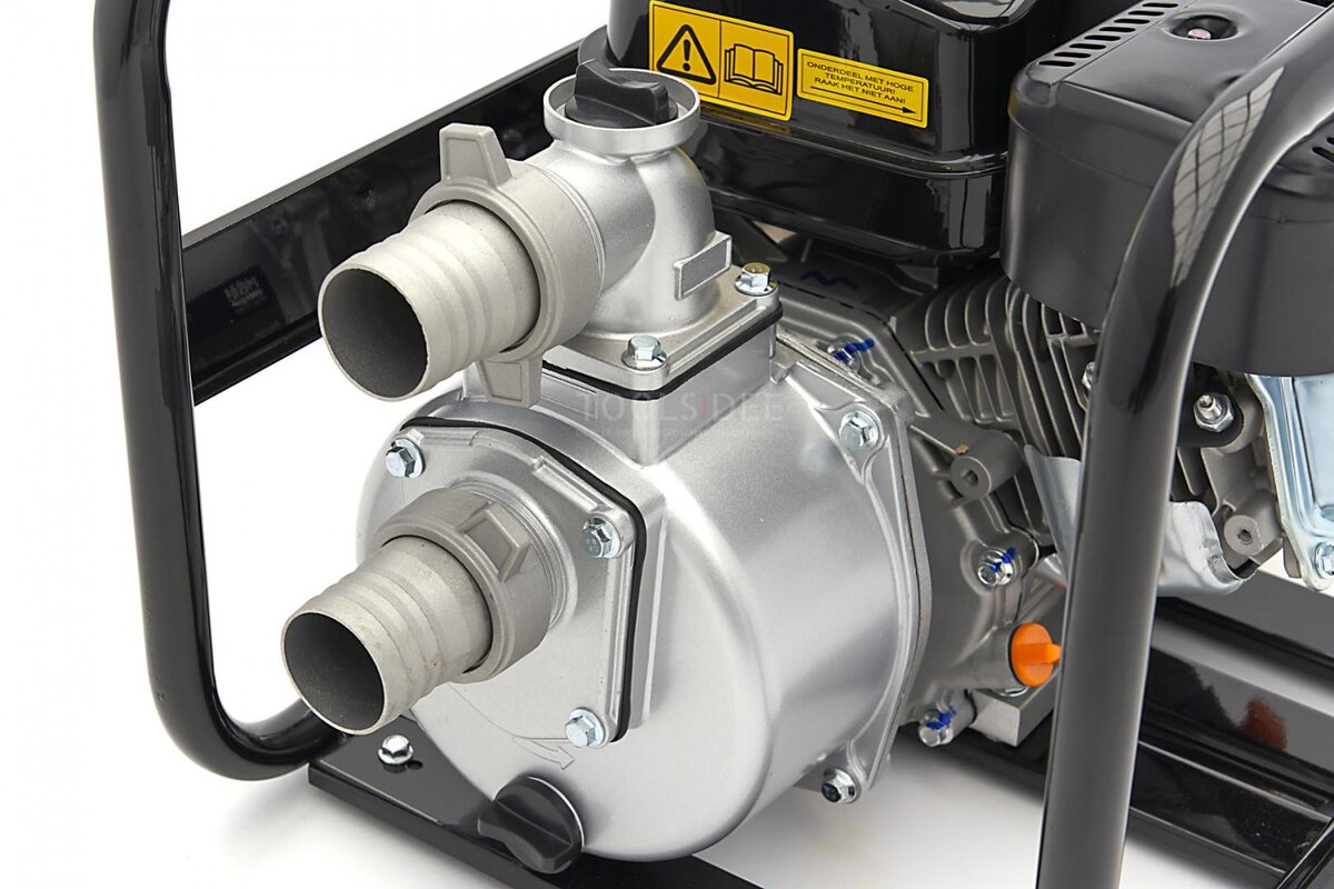 HBM Waterpomp 196cc. 6.5 PK met Benzine Motor 