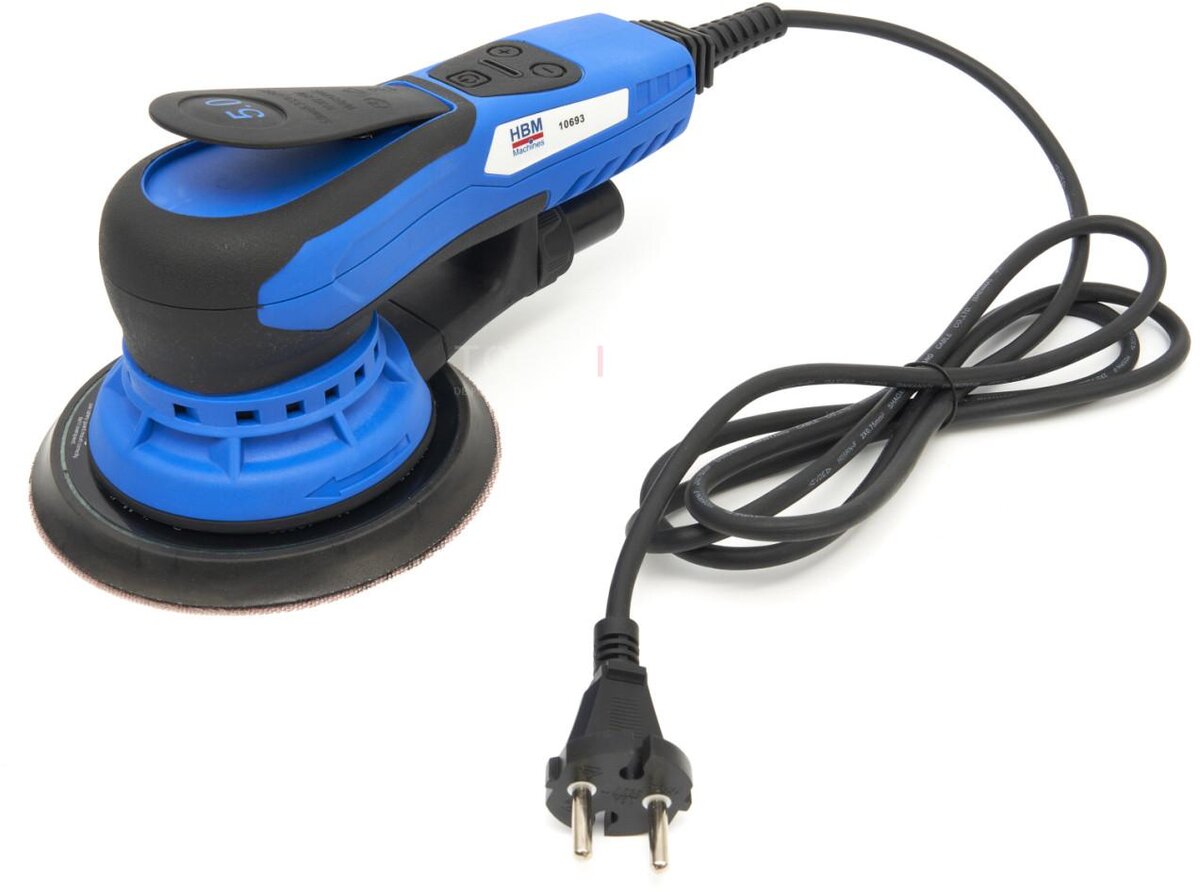 HBM 350 Watt Professional Random Orbital Sander med variabel hastighet HBM 350 Watt Professional Random Orbital Sander med variabel hastighet