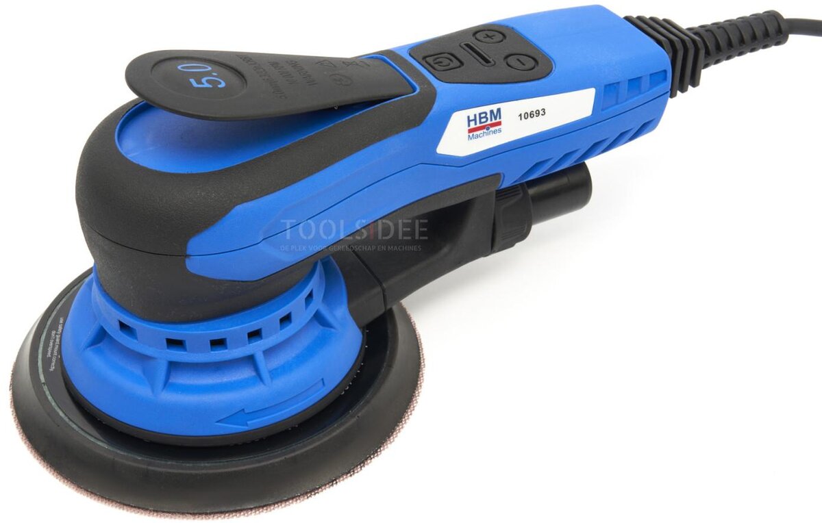 HBM 350 Watt Professional Random Orbital Sander med variabel hastighet HBM 350 Watt Professional Random Orbital Sander med variabel hastighet