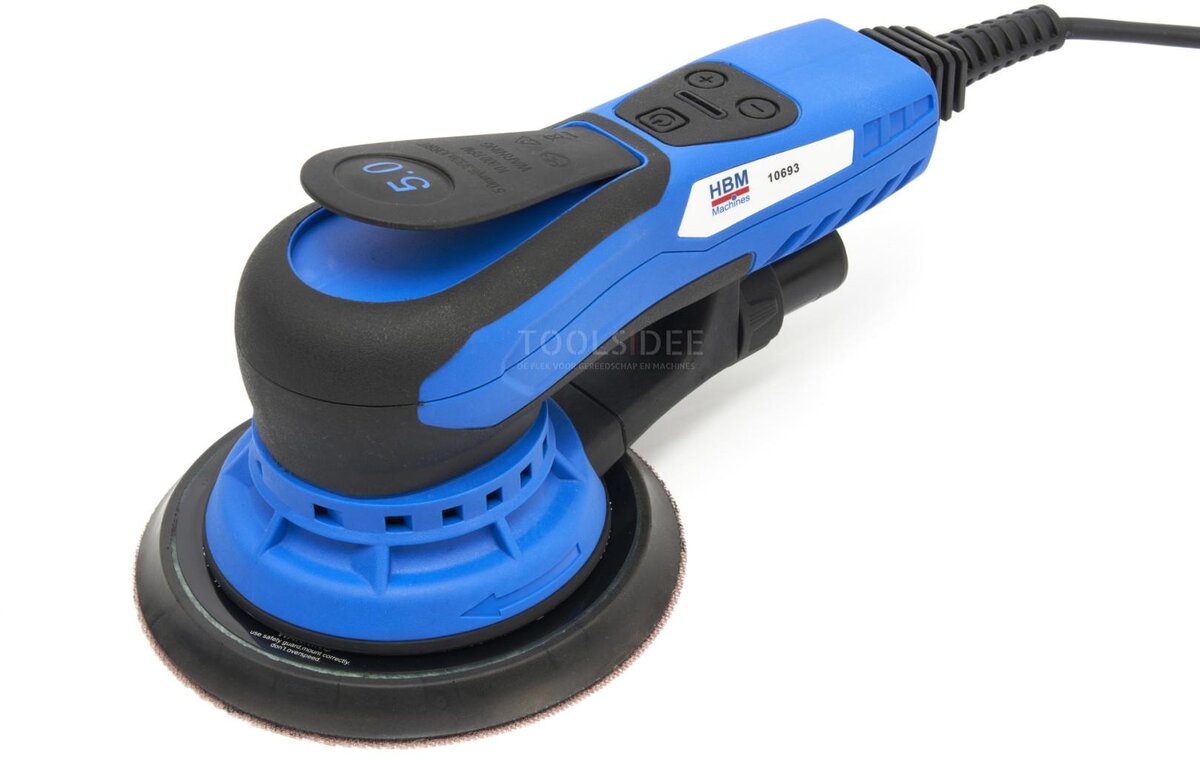 HBM 350 Watt Professional Random Orbital Sander med variabel hastighet HBM 350 Watt Professional Random Orbital Sander med variabel hastighet