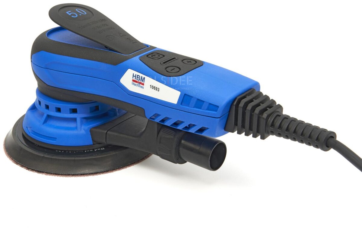 HBM 350 Watt Professional Random Orbital Sander med variabel hastighet HBM 350 Watt Professional Random Orbital Sander med variabel hastighet