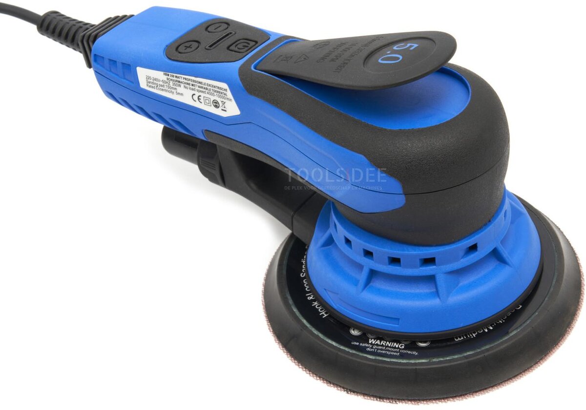 HBM 350 Watt Professional Random Orbital Sander med variabel hastighet HBM 350 Watt Professional Random Orbital Sander med variabel hastighet