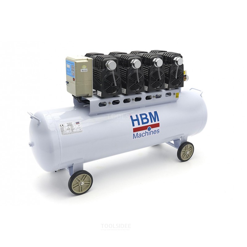 Compresor profesional de bajo ruido HBM de 200 litros SGS