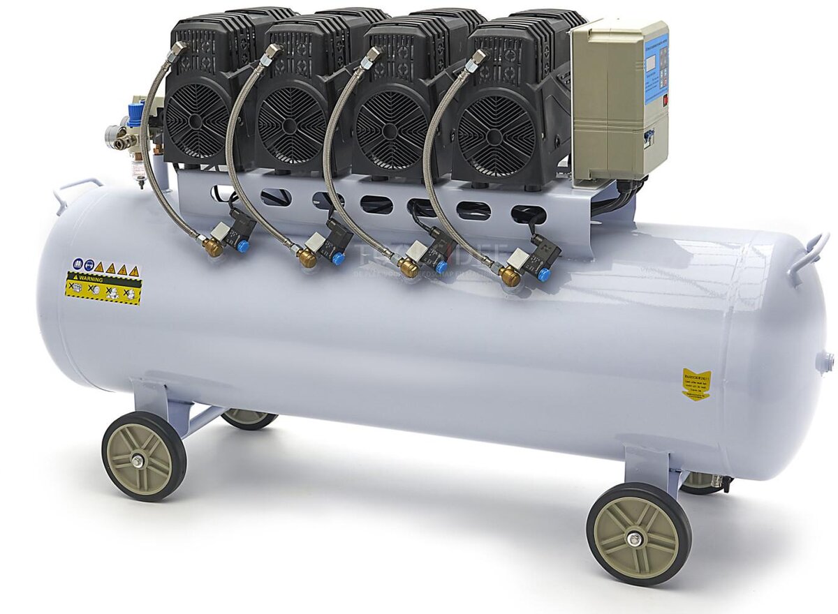 HBM 200 Liter Professionele Low Noise Compressor SGS 