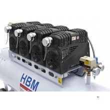 HBM 200 Liter Professionele Low Noise Compressor SGS 