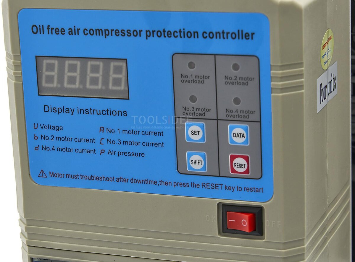 HBM 200 Liter Professionele Low Noise Compressor SGS 