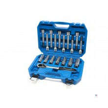 HBM Kit d’outils pour l'assemblage et le démontage d'amortisseur 18 pièces