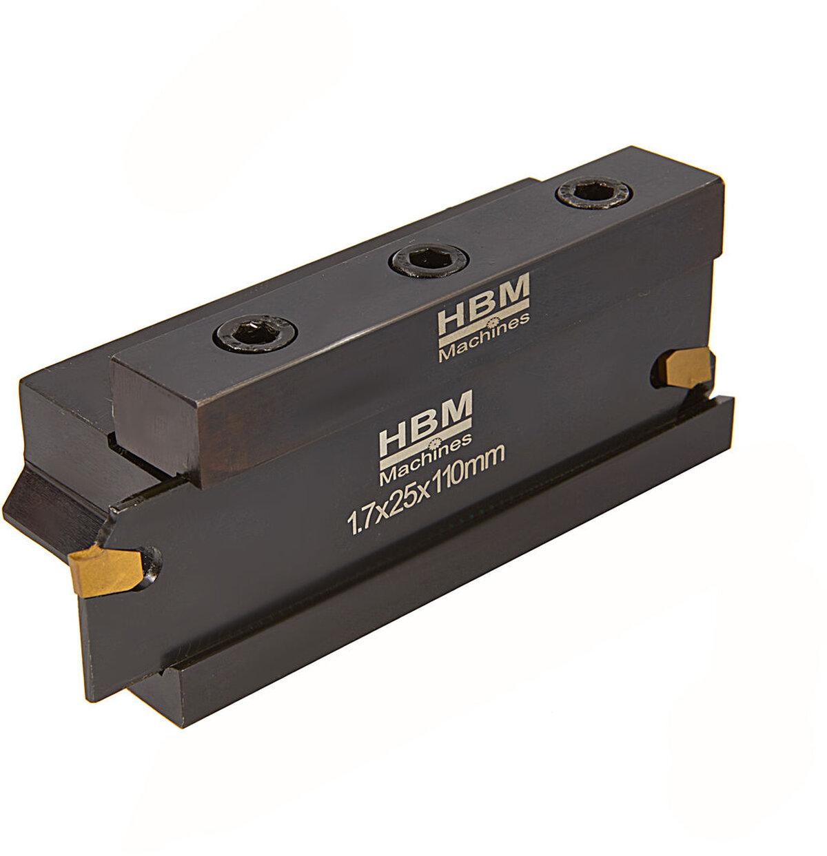 HBM Afsteekhouder met 2mm HM Wisselplaat