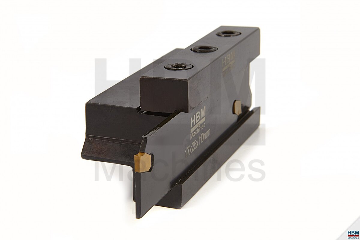 HBM Afsteekhouder met 2mm HM Wisselplaat