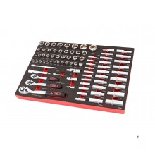 HBM professional 80-piece ¼ ”, 3/8” and 1/2 