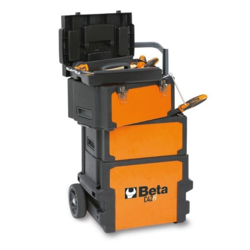 Beta C42H Trolley - Three piece - Security lock - Removable modules