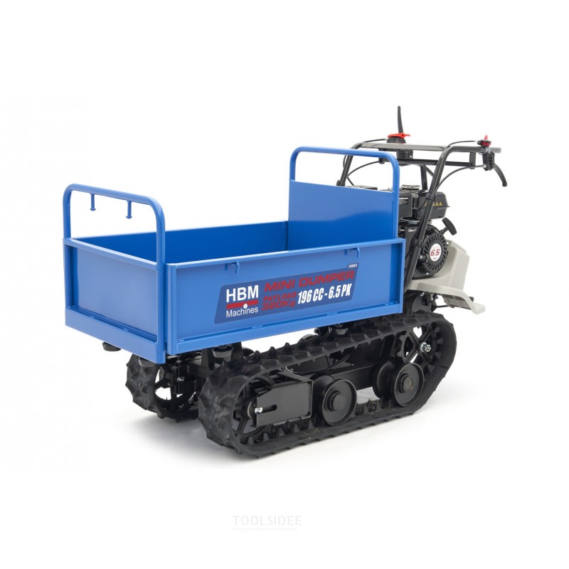 HBM Professional 320 KG Mini Dumper on Tracks 196 cc - 6.5 HP