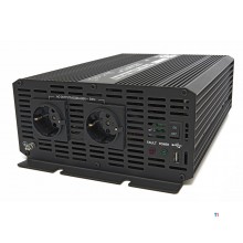 HBM Professional 12 Volt - 230 Volt Pure Sine Wave Voltage Converter 1500 Watt