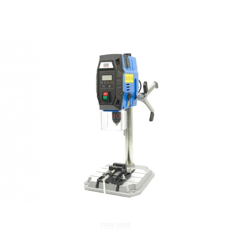 HBM 13 mm profesjonell variabel presisjonssøyleboremaskin med laser og digital avlesning