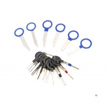 HBM 42-delers bilreparasjons-, monterings- og demonteringssett for dørdeksler, trimmer, møbeltrekk, Ra